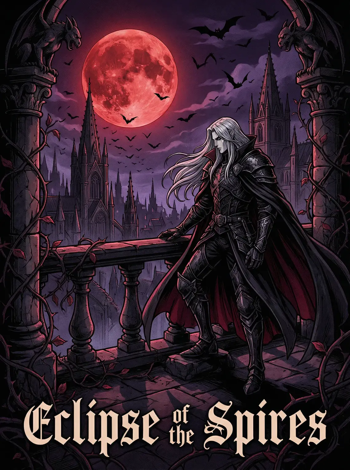 JM天堂 尖塔之蚀 暗黑哥特动漫封面