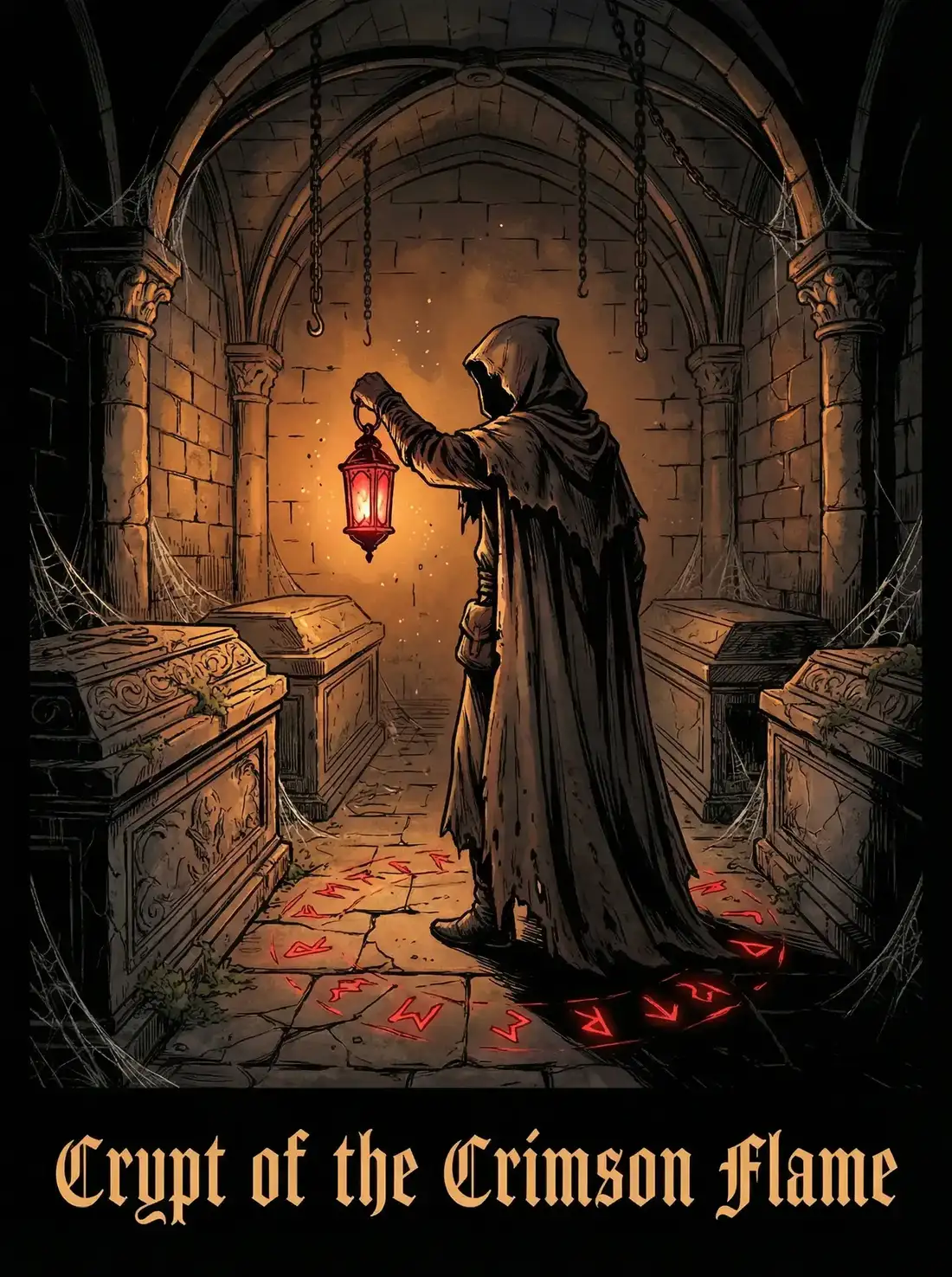 JM天堂 绯红地窖 暗黑哥特动漫封面